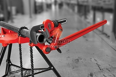 Эксплуатация сложнорычажного трубного ключа Ridgid S-4A