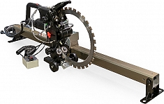 Использование автоматической ручной электрической направляющей шины для кольцерезов Diamaster Automatic 1500 мм Использование автоматической ручной электрической направляющей шины для кольцерезов Diamaster Automatic 1500 мм